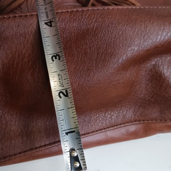 The Sak Women's Sierra Leather Tote Brown Shoulder Bag - Picture 10 of 15